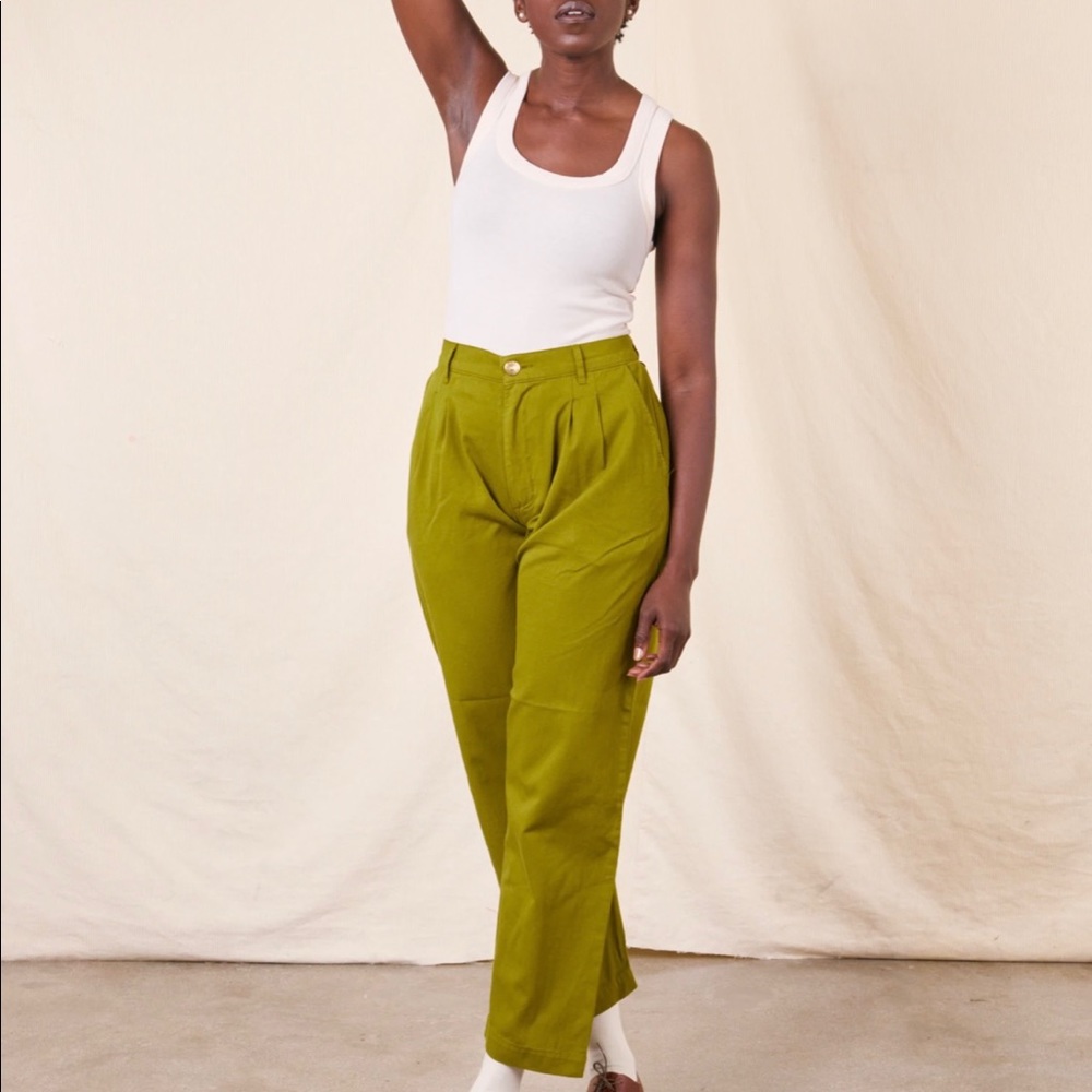 Green Big Bud Press Trousers